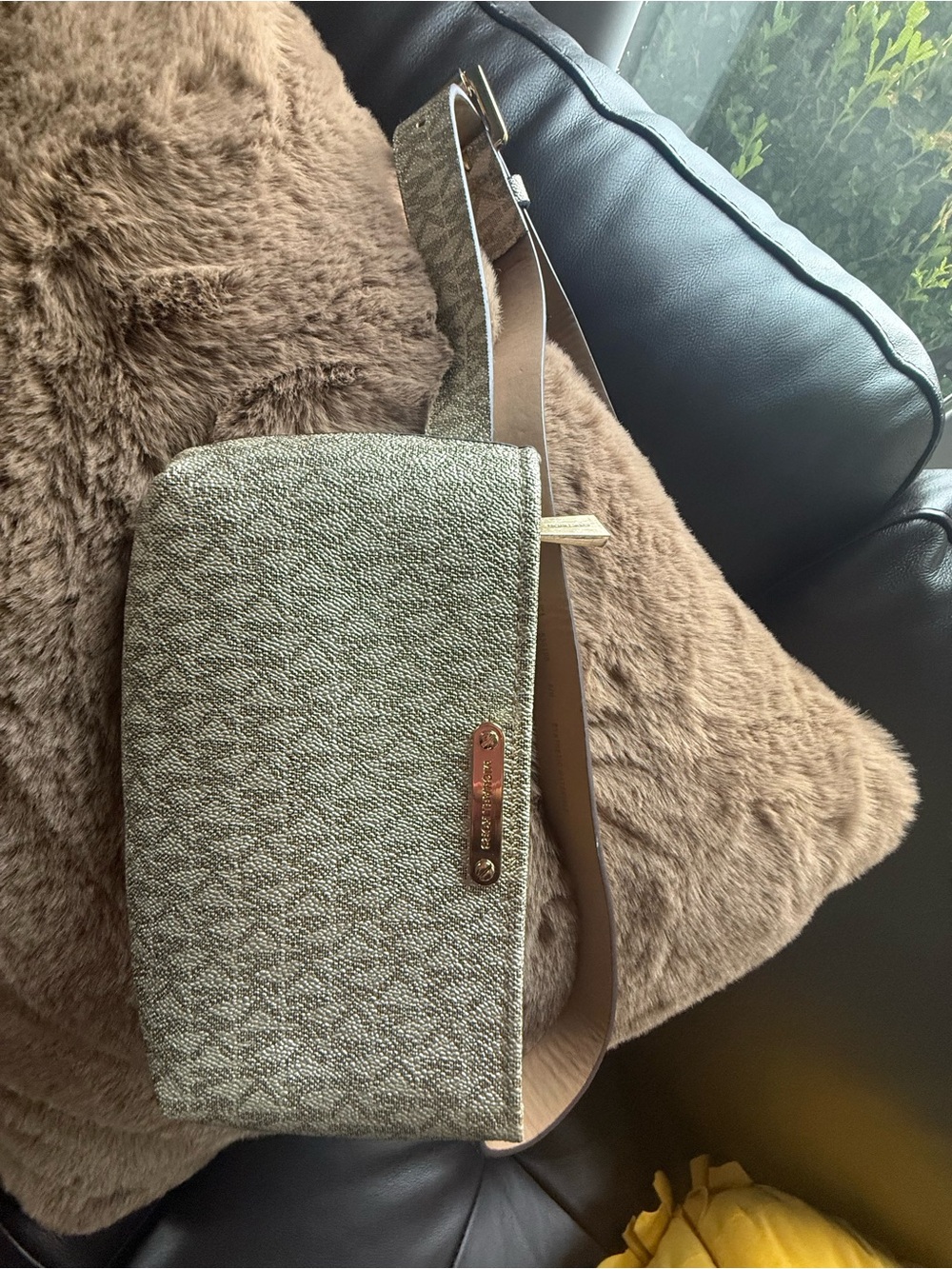 Michael Kors  Crossbody Belt Bag with Gold Hardware